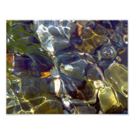 エレガント抽象芸術カラフルステンドグラス フォトプリント           