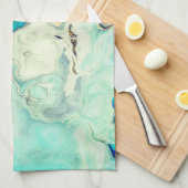 エレガント抽象芸術グラデーション キッチンタオル (四つ折り)