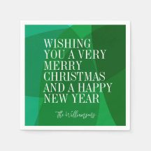 エレガント抽象芸術グリーンフェスティバルクリスマカスタムス