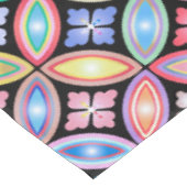 エレガント抽象芸術ステンドグラスパターン テーブルクロス (アングル)