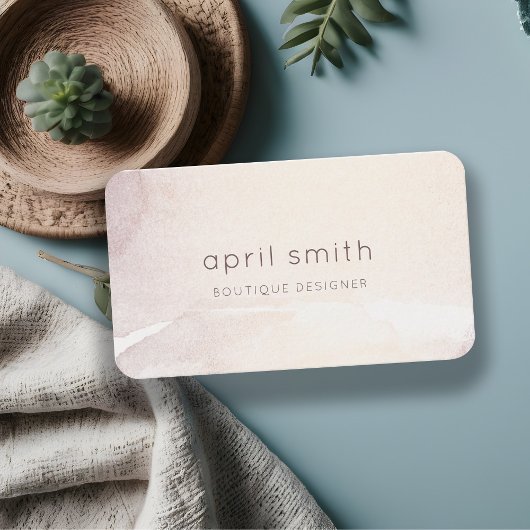 エレガント抽象芸術バラ金ゴールド紫色の水色 名刺