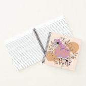 エレガント抽象芸術フローラ ノートブック (内部)