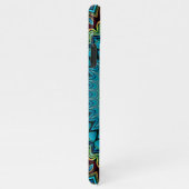 エレガント抽象芸術モダンボヘミアンマンダラアート iPhoneケース (右側)