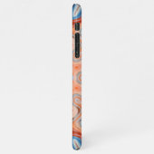 エレガント抽象芸術モダンボヘミアンマンダラアート iPhoneケース (左側)