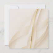 エレガント抽象芸術モダン結婚式の日付の保存 セーブザデート (裏面)