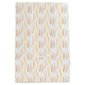 エレガント抽象芸術抱き枕 ミディアムペーパーバッグ (裏面)