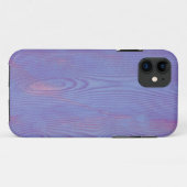 エレガント抽象芸術木目テクスチャ紫 Case-Mate iPhoneケース (裏面(横))
