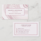 エレガント抽象芸術水彩大理石 |名刺 名刺 (正面/裏面)