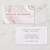 エレガント抽象芸術水彩大理石 |名刺 名刺 (正面/裏面)