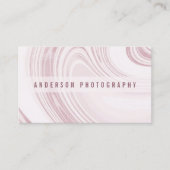 エレガント抽象芸術水彩大理石 |名刺 名刺 (正面)