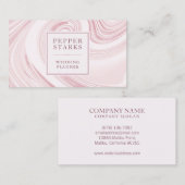 エレガント抽象芸術水彩大理石 |名刺 名刺 (正面/裏面)