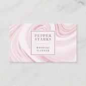 エレガント抽象芸術水彩大理石 |名刺 名刺 (正面)