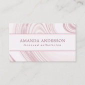 エレガント抽象芸術水彩大理石 |名刺 名刺 (正面)