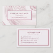 エレガント抽象芸術水彩大理石 |名刺 名刺 (正面/裏面)