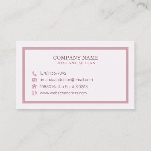 エレガント抽象芸術水彩大理石 |名刺 名刺 (裏面)