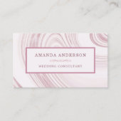 エレガント抽象芸術水彩大理石 |名刺 名刺 (正面)