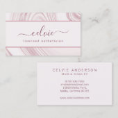 エレガント抽象芸術水彩大理石 |名刺 名刺 (正面/裏面)