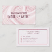 エレガント抽象芸術水彩大理石 |名刺 名刺 (正面/裏面)