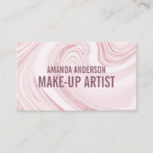 エレガント抽象芸術水彩大理石 |名刺 名刺 (正面)