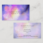エレガント抽象芸術水彩絵画作家 名刺 (正面/裏面)
