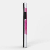 エレガント抽象芸術水色フローラiPhoneケース Case-Mate iPhoneケース (裏面/右)