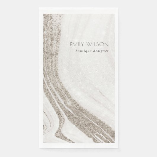 エレガント抽象芸術淡い色の金ゴールド大理石瑪瑙 (正面)