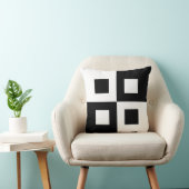 エレガント抽象芸術白黒 クッション (椅子)