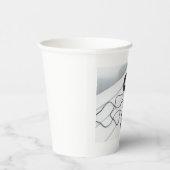 エレガント抽象芸術紙カップ 紙コップ (右)