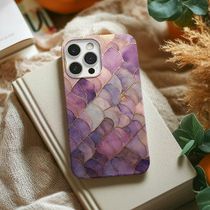 エレガント抽象芸術紫色の水彩 Case-Mate iPhone 14 PRO MAXケース