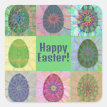 エレガント抽象芸術飾カラフル卵コラージュ