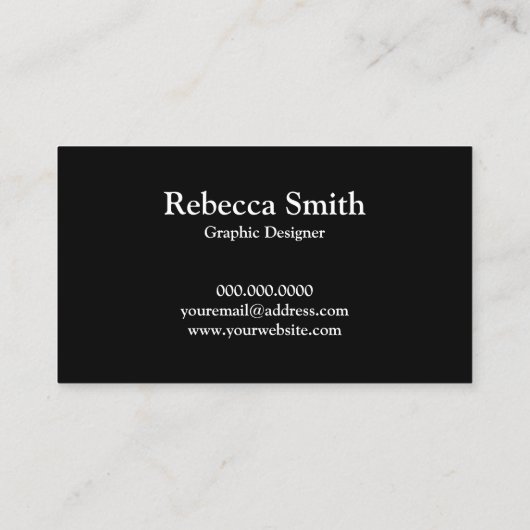 エレガント抽象芸術鮮やかカラフルグラフィックデザイン 名刺 (裏面)