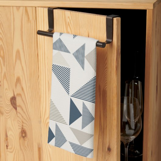 エレガント抽象芸術 キッチンタオル (三つ折り)