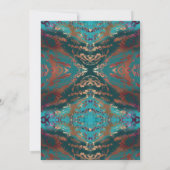 エレガント抽象芸術 招待状 (裏面)