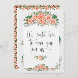 エレガント招待状オンリネンストック 招待状