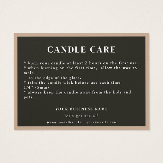 エレガント指示キャンドル気にサンキューカード (裏面)