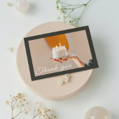 エレガント指示キャンドル気にサンキューカード