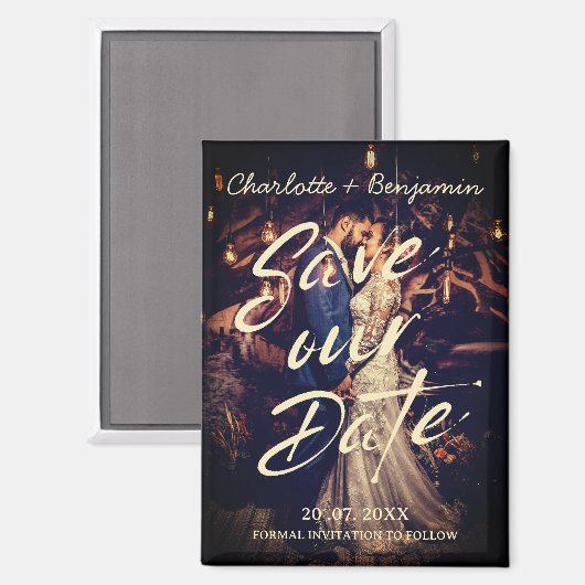 エレガント救日結婚付 マグネット (正面/裏面)