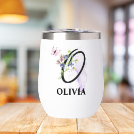 エレガント文字またはモノグラム名のスクリパーソナライズされたプト