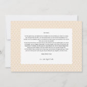 エレガント文字写真マザーズデイカード カード (裏面)