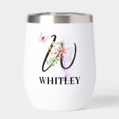 エレガント文字(モノグラム名を含むスクリパーソナライズされたプト) (背面)