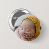 エレガント新生児 缶バッジ (正面&裏面)