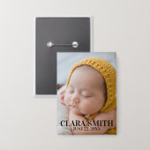 エレガント新生児 缶バッジ (正面/裏面)