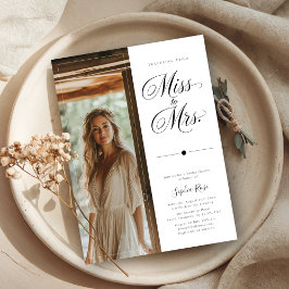 エレガント旅行恋しく思へブライダルシャワー 招待状