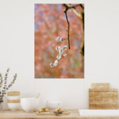 エレガント日本の咲く ポスター (キッチン)