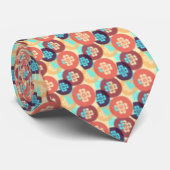 エレガント日本の着地スタイル柄 ネクタイ (ロール)