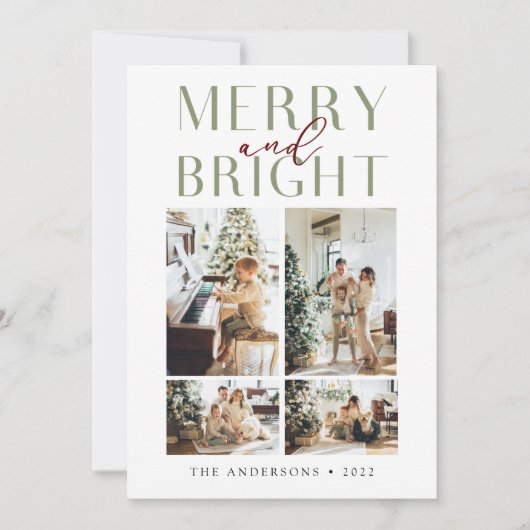 エレガント明メリーるい4枚の写真 シーズンカード (正面)
