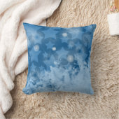 エレガント星パタークラシックン青モダン クッション (ブランケット)