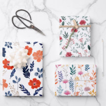 エレガント春の花水彩花模様