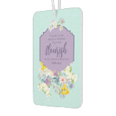 エレガント春フローラバイブル聖なる書物、 経典 カーエアーフレッシュナー (左)