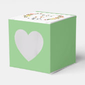 エレガント春フローラ水彩リース縁ど フェイバーボックス (正面サイド)